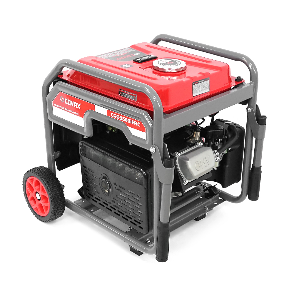Генератор Інверторний COVAX CGO9500iERC, 7.5kW, бензин, однофазний 220V, 50Hz, electrik starter, 4-stroke, бак 15L, 500х422x515mm, 38kg