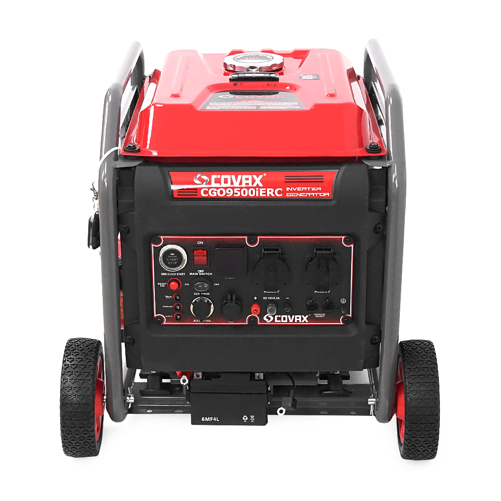 Генератор Інверторний COVAX CGO9500iERC, 7.5kW, бензин, однофазний 220V, 50Hz, electrik starter, 4-stroke, бак 15L, 500х422x515mm, 38kg