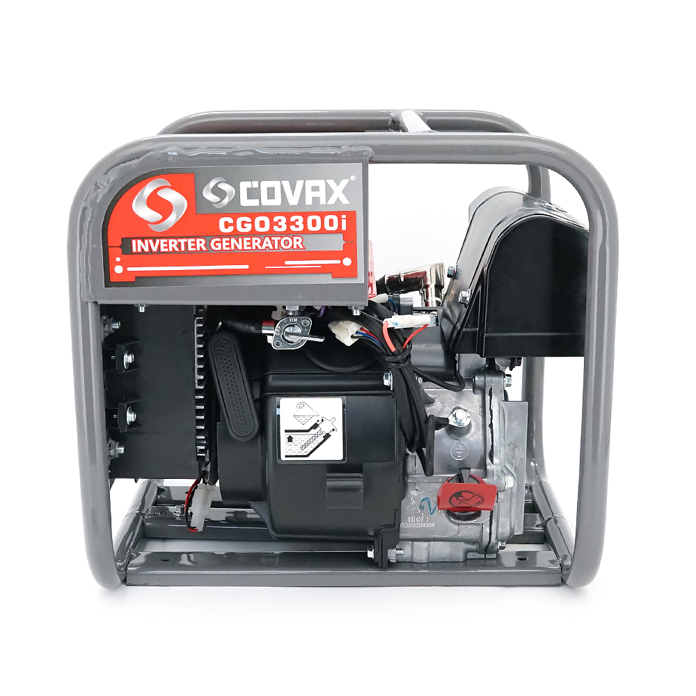 Генератор Інверторний бензин COVAX CGO3300i, 1.5kW, однофазний 220V, 50Hz, 4-stroke, бак 2.3L, 341х285х315mm, 10kg
