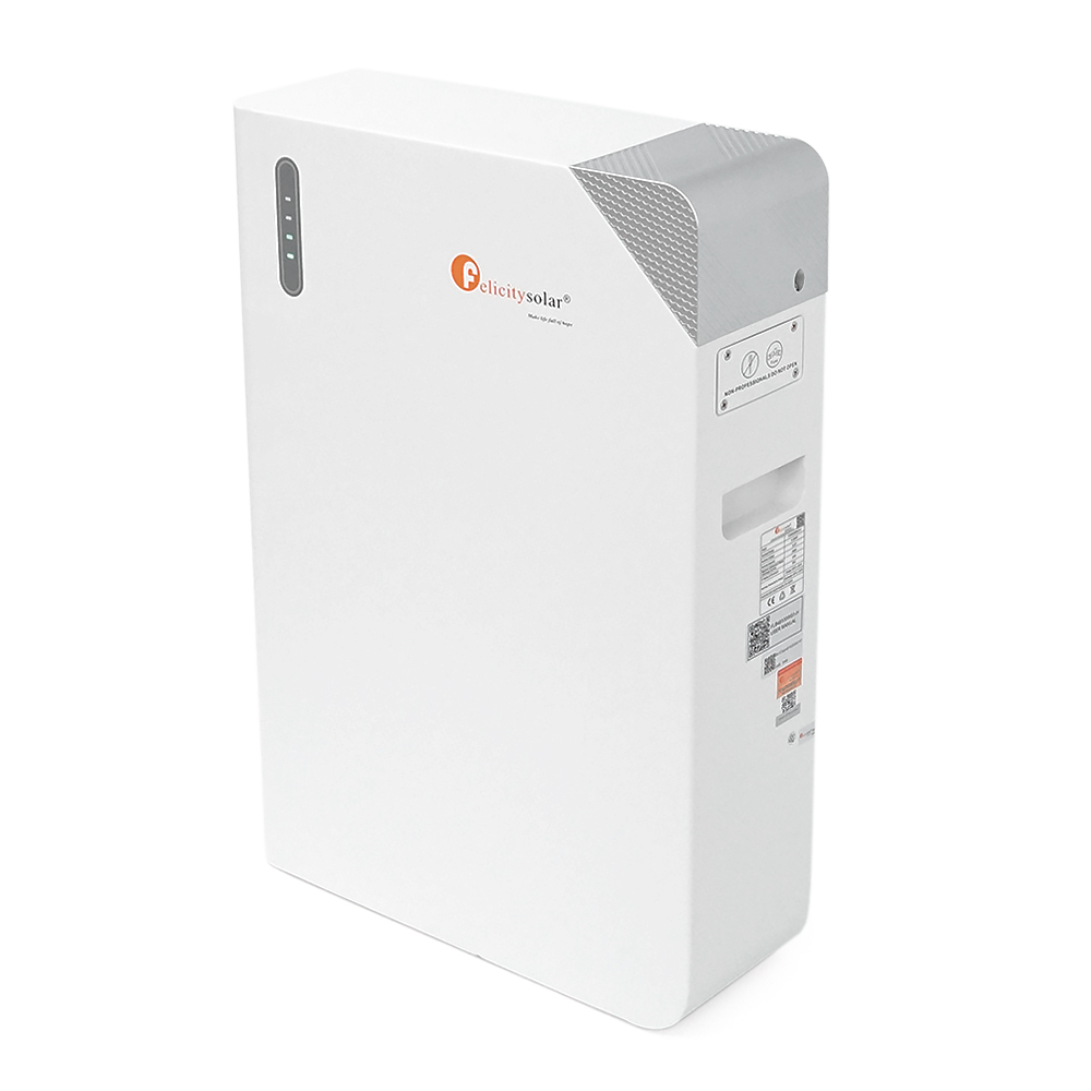 Акумулятор FelicityESS LiFePO4 FLB48100WG1-H (Heating) 51.2V 5.12kWh. BMS 100А, до 32 parallel, CAN/RS485, IP65. 650x450x174 мм. 48.5 кг.