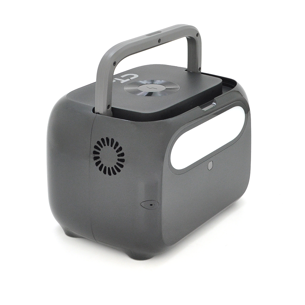 Зарядна станція CTOLITY AP400 APP Control, 400W, 345Wh LiFePO4, MPPT 150W max, DC12V-5A, 2хAC 220, 3xUSB-18W, 1хUSB-C(22W), wireless 15W, Fast charge 60min, 177×205×177mm, 5kg