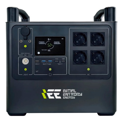 Портативна зарядна станція Singo P2000Plus, 2400W/1920Wh LiFePO₄, 2xDC5521-12V-8A, CarPort-12V-10A, 4xAC230V, 3xUSB-A-15W, 2xUSB-C-10