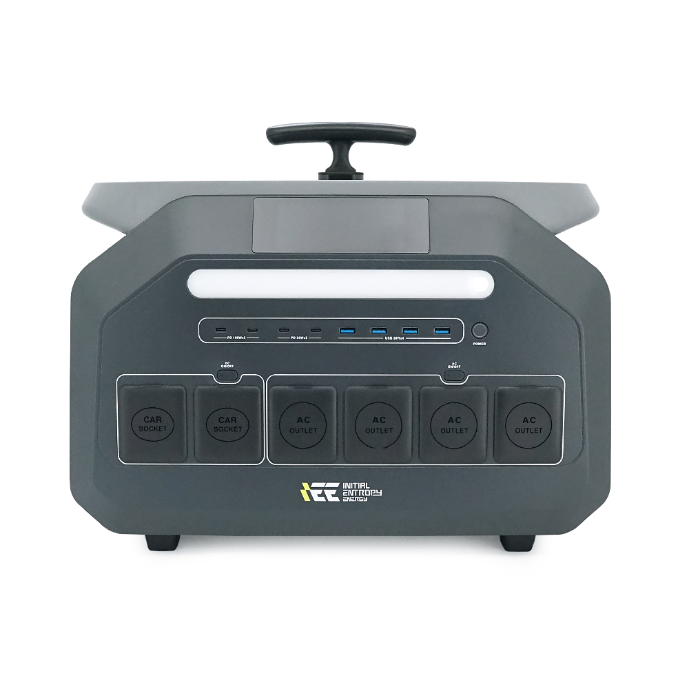 Портативна зарядна станція Singo3000, 3200W/2048Wh LiFePO₄, MPPT 1000W max, 2xDC5521-12V-8A, CarPort-12V-10A, 4xAC230V, 4xUSB-A-15W, 4xUSB 1.5 h, 4xUSB-C-100W, Wi-Fi, Bluetooth, charge 1.5 h, 445*298*371 мм,24.4 кг