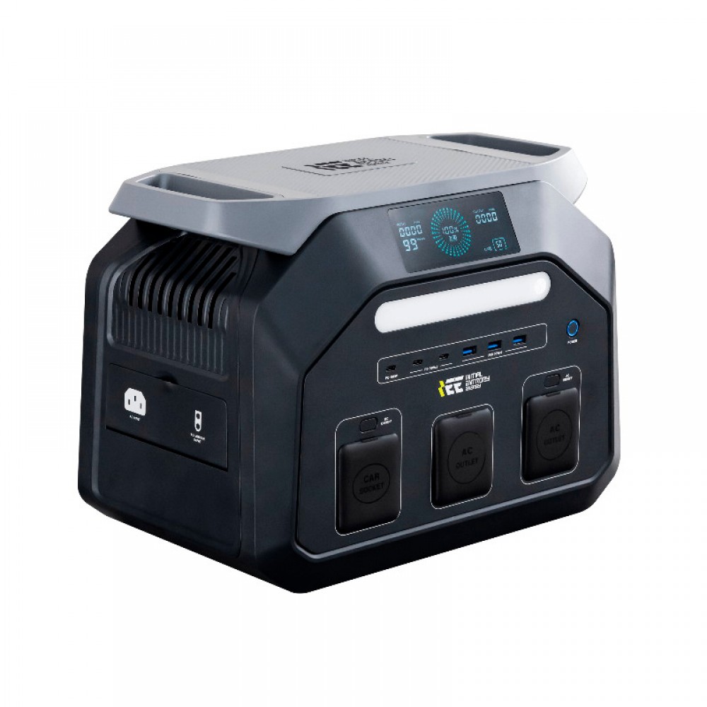 Портативна зарядна станція Singo P1800, 1800W/1024Wh LiFePO₄, 2xDC5521-12V-8A, CarPort-12V-10A, 2xAC230V, 3xUSB-A-15W, 3xUSB-C-100W