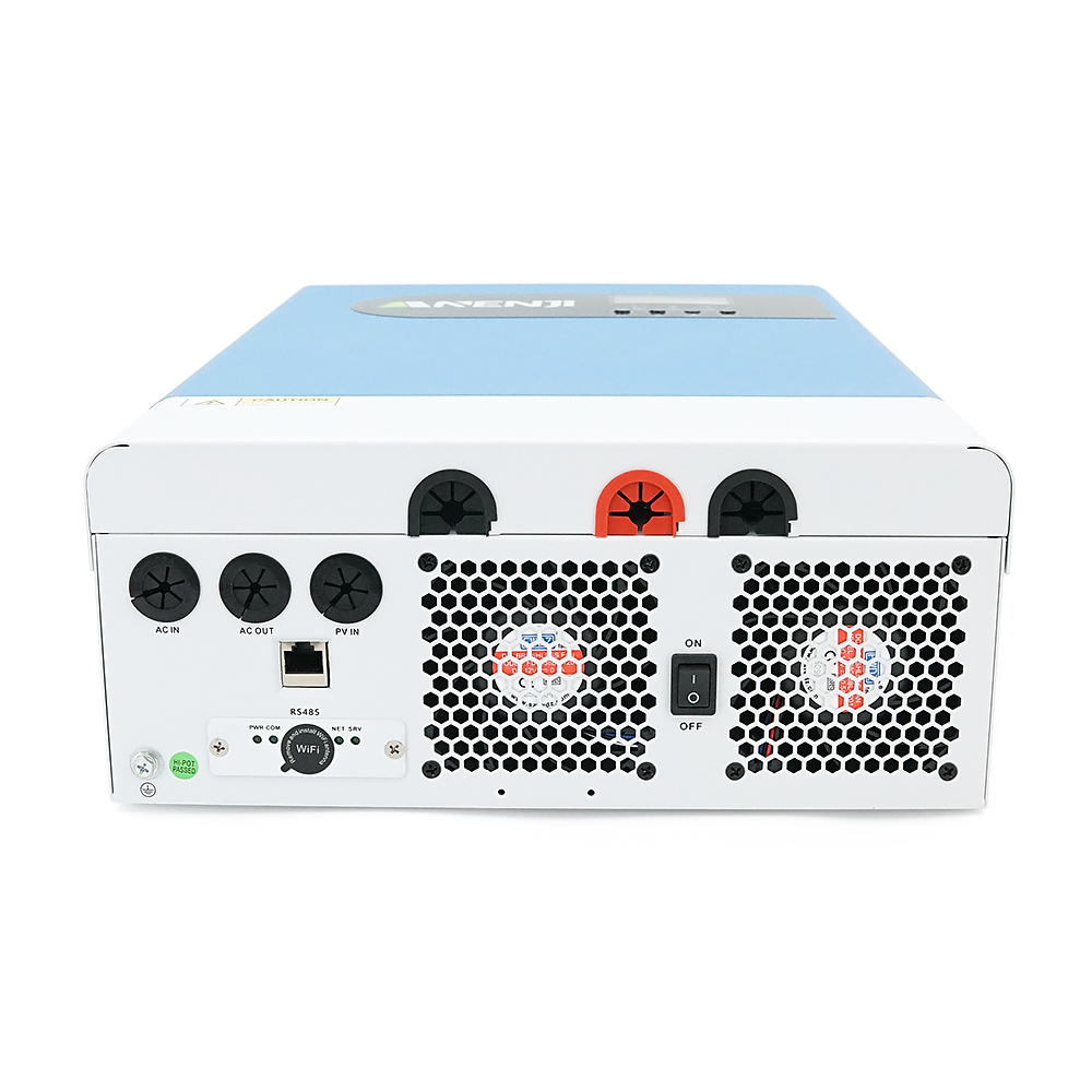 Гібридний інвертор ANENJI ANJ-HHP-II-6.2KP-WIFI, 6200W, 48V, charge 80A(max), 170-280V, МРРТ60-500VDC, RS485. RS232, WiFi, 450x300x130mm, 12 kg, Q1