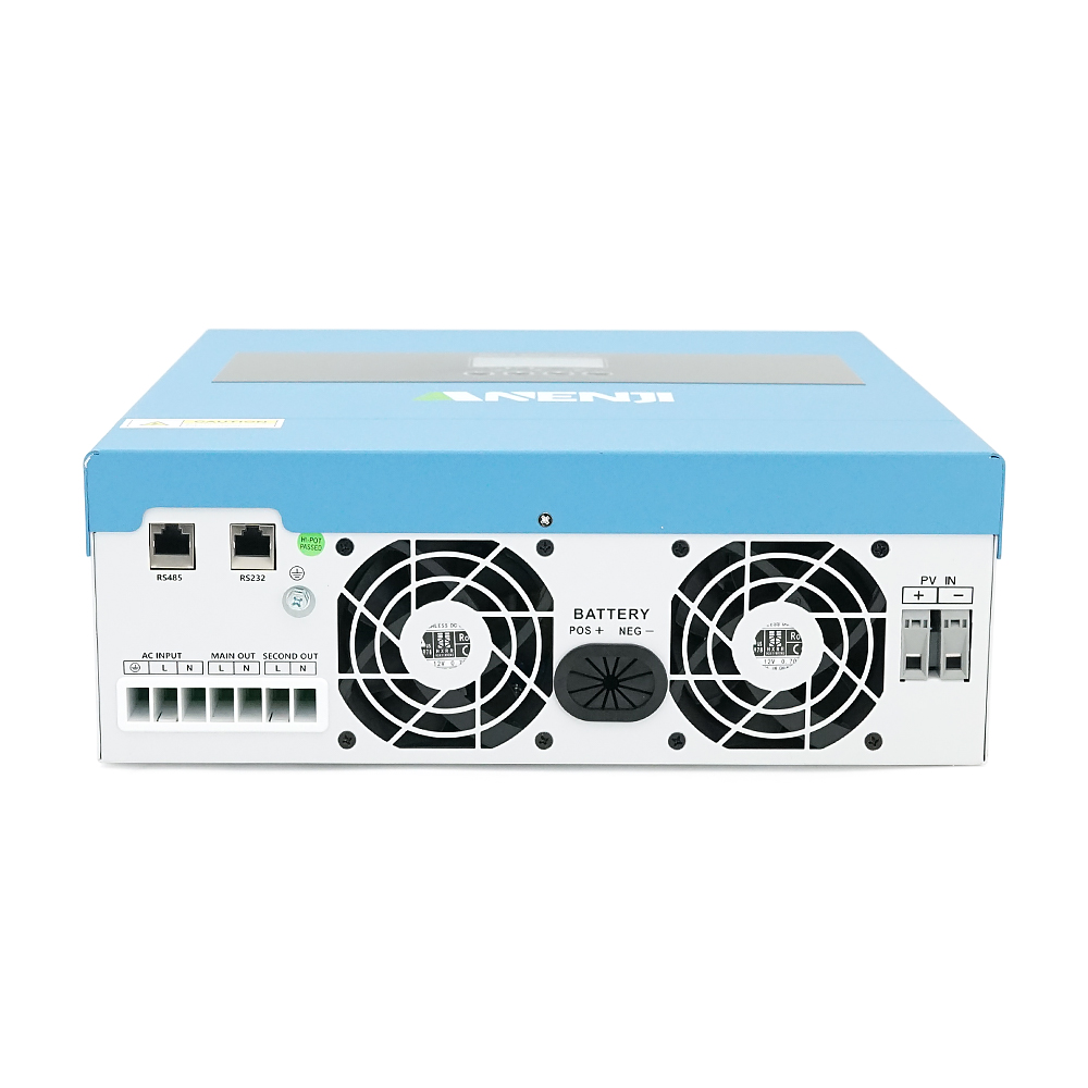 Гібридний інвертор ANENJI ANJ-4000W-24V WIFI, 4200W, 24V, charge 80A(max), 170-280V, МРРТ60-500VDC, RS485. RS232, WiFi, 358x295x100mm, 7 kg, Q1