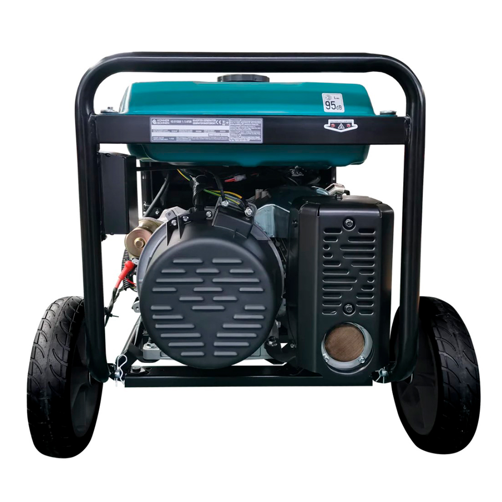 Генератор Інверторний БЕНЗИНОВИЙ Konner&Sohnen KS 8100iE 1/3 ATSR, 8kW (8,5kW), однофазний+трифазний режими, 220V, 50Hz, об'єм 20л