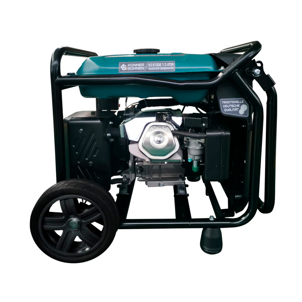 Генератор Інверторний БЕНЗИНОВИЙ Konner&Sohnen KS 8100iE 1/3 ATSR, 8kW (8,5kW), однофазний+трифазний режими, 220V, 50Hz, об'єм 20л