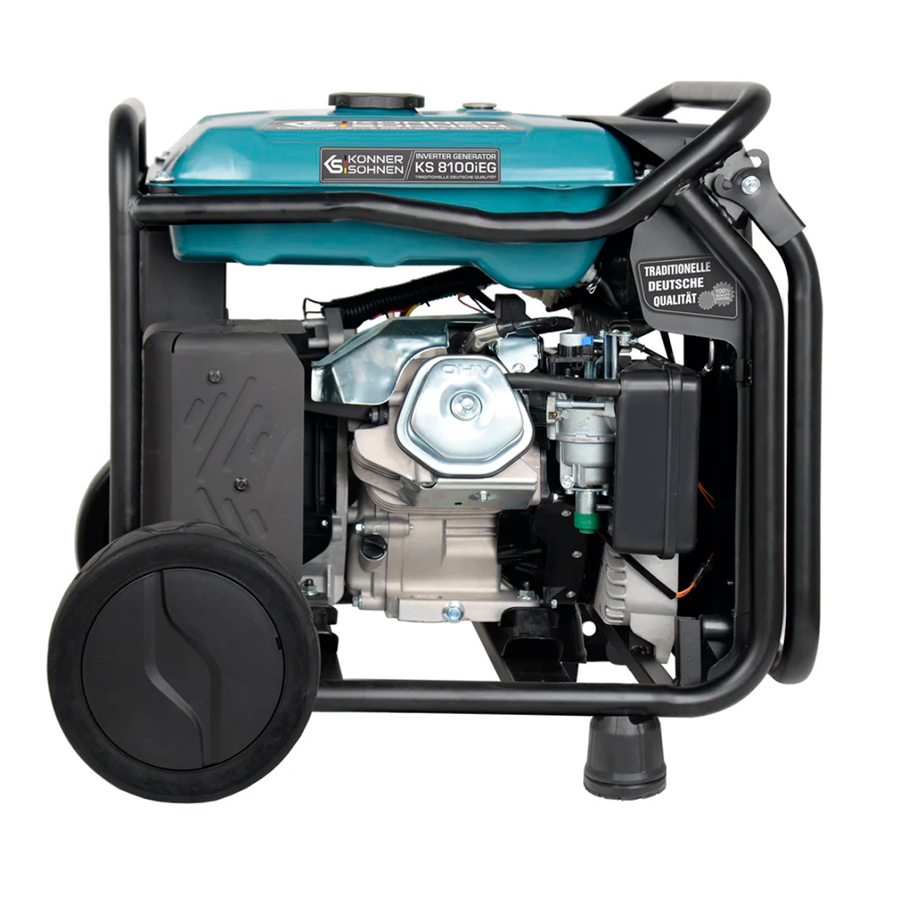 Генератор Інверторний ГАЗОБЕНЗИНОВИЙ Konner&Sohnen KS 8100iEG, 8kW (8.5kW), однофазний, 220V, 50Hz, об'єм 20л