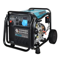 Генератор Інверторний БЕНЗИНОВИЙ Konner&Sohnen KS 8100iE ATSR, 8kW, однофазний, 220V, 50Hz, об'єм 20л