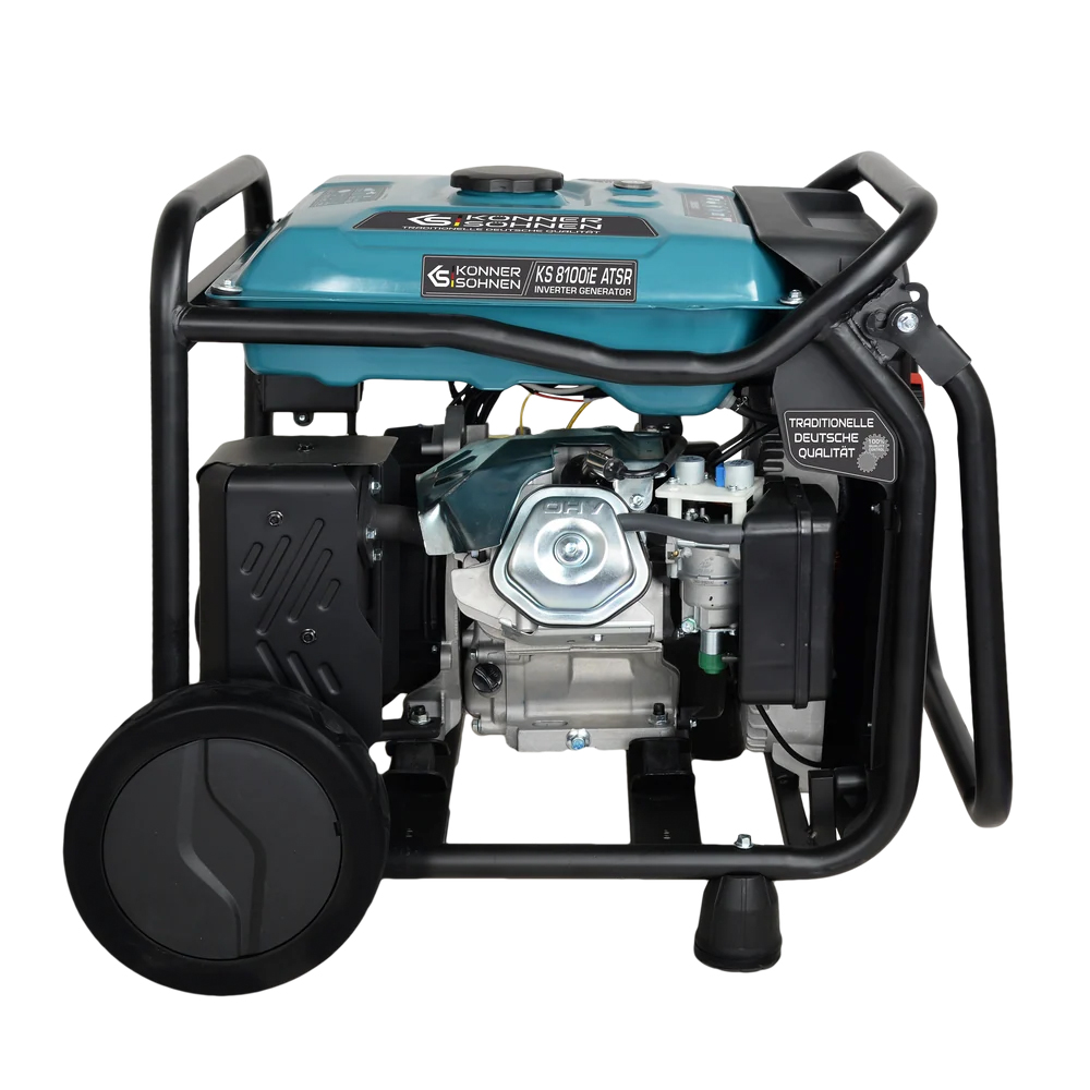 Генератор Інверторний БЕНЗИНОВИЙ Konner&Sohnen KS 8100iE ATSR, 8kW (8.5kW), однофазний, 220V, 50Hz, об'єм 20л