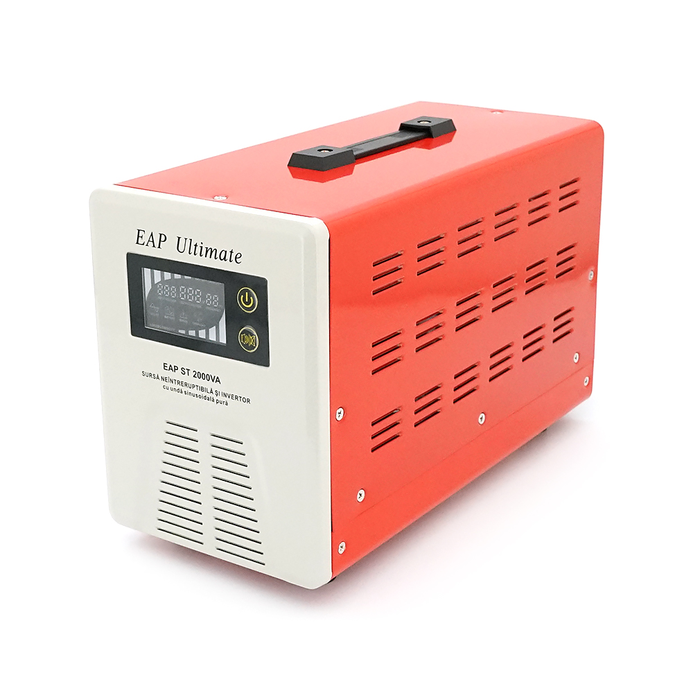 ДБЖ з правильною синусоїдою Westech EAP ULTIMATE-2000VA/1400W 24V, однофазний, напольного монтажу, LED дисплей, DC150-270V, AC230±8%, 2*Shuko, Q8
