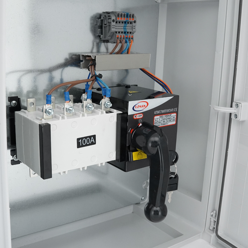 ATS до генераторів KNS1-100GA/4P. 400V, 100A, 50Hz, AC-33iB, 7.65kA