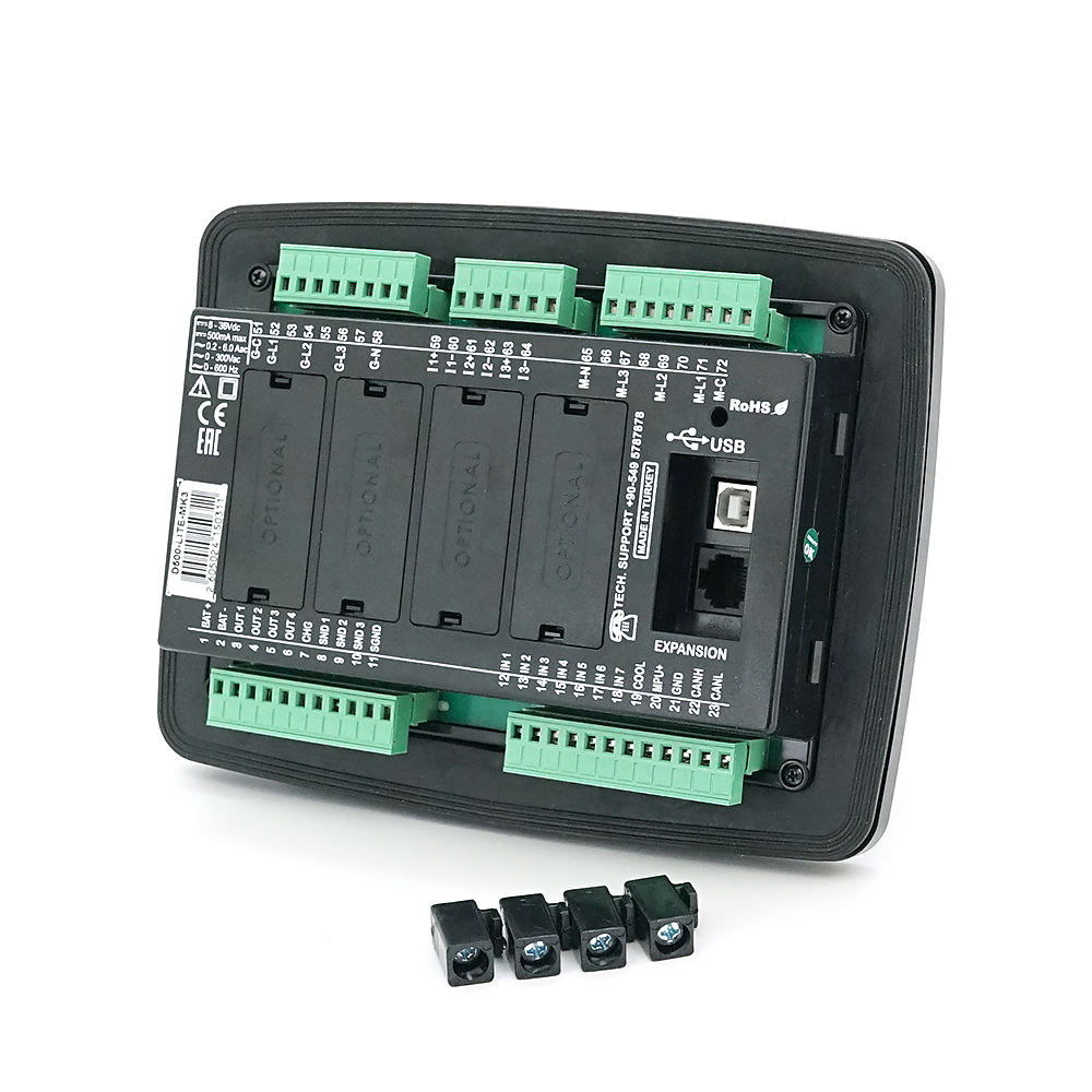 Контролер генератора DATAKOM D500-LITE-MK3 програмований, USB, RS-485, LAN. 9 to 36VDC