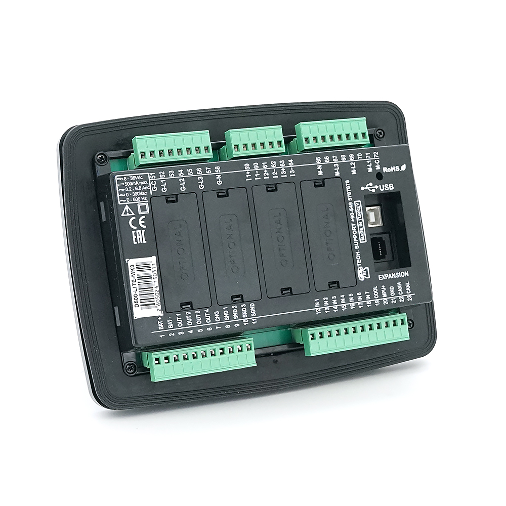 Контролер генератора DATAKOM D500-LITE-MK3 програмований, USB, RS-485, LAN. 9 to 36VDC