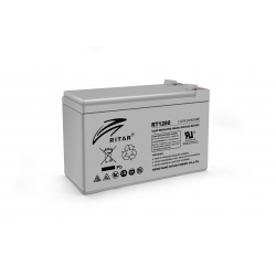 Акумуляторна батарея AGM RITAR RT1280, Gray Case, 12V 8.0Ah ( 151 х 65 х 94 (100) ) Q10