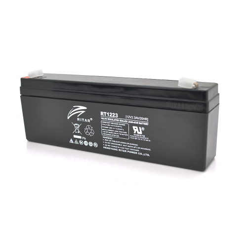Акумуляторна батарея AGM RITAR RT1223, Black Case, 12V 2.3Ah (177 х 35 х 62 (68)) Q10