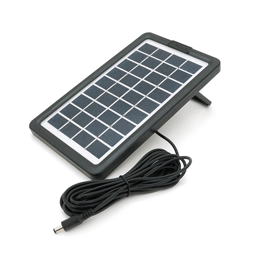 Сонячна панель 3.5W. Напруга 9В. Струм 0.37А. Роз'єм DC 5.5×2.5 мм.