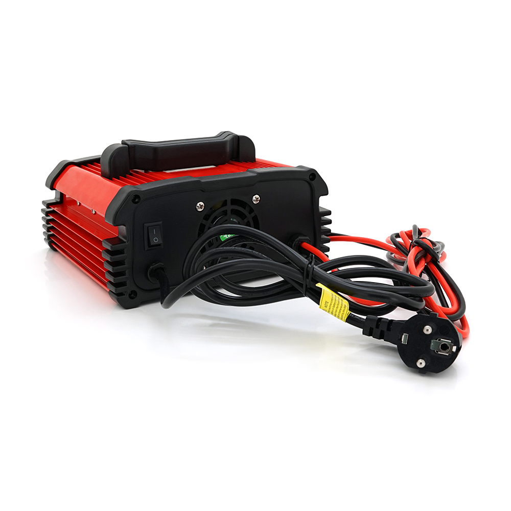 Автоматичне ЗУ для акумулятора DEMUDA 12V/24V (WET, AGM, GEL), AC110/220V, DC14,8В/29,6В, Струм заряду 12V/25A, 24V/10A, LCD, крокодили
