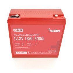 Літій-залізо-фосфатний акумулятор Merlion LiFePO4 12.8V 18AH (4S3P/BMS-20A)