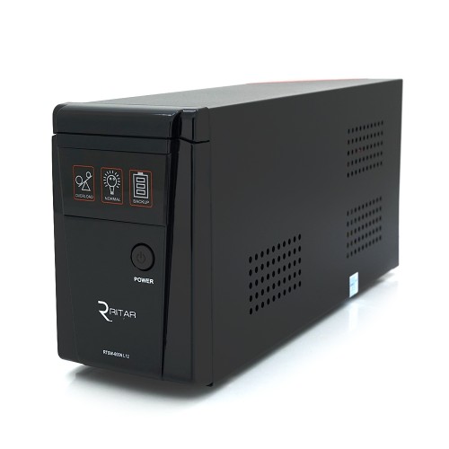 ДБЖ з правильною синусоїдою RITAR RTSW-600NL12 LED, 12В, під зовнішній АКБ, Q4 4, 2 кг