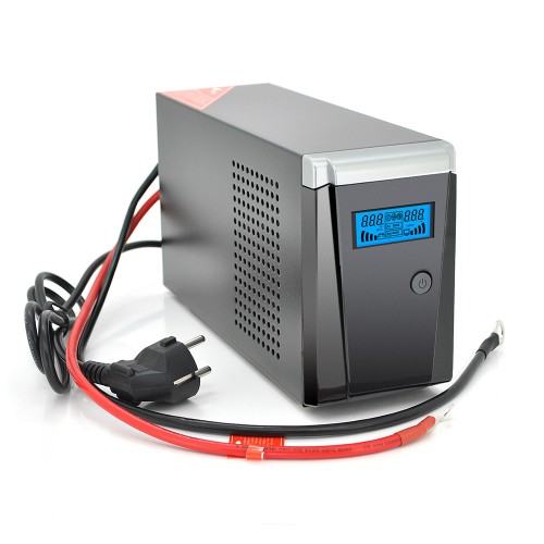 ДБЖ з правильною синусоїдою RITAR RTSW-600 LCD, 12В, під зовнішній АКБ, Q4 4, 2 кг