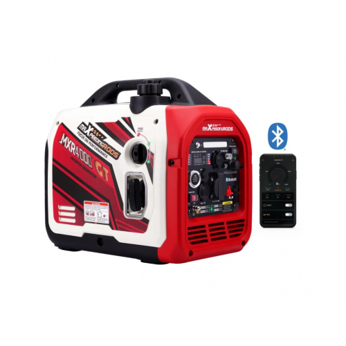 Генератор інверторний БЕНЗИН/ГАЗ MXR4000GT (3,2 kW), однофазний, 220V, 50Hz, об'єм бака 4л, дистанційний запуск Bluetooh