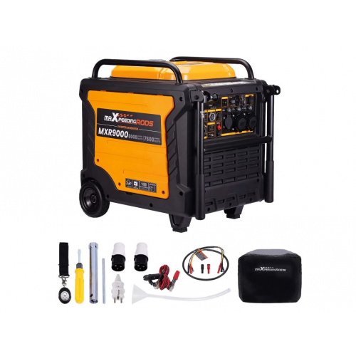 Генератор інверторний Бензиновий MXR9000 (8 kW), однофазний, 220V, 50Hz, об'єм бака 26л, дистанційний запуск