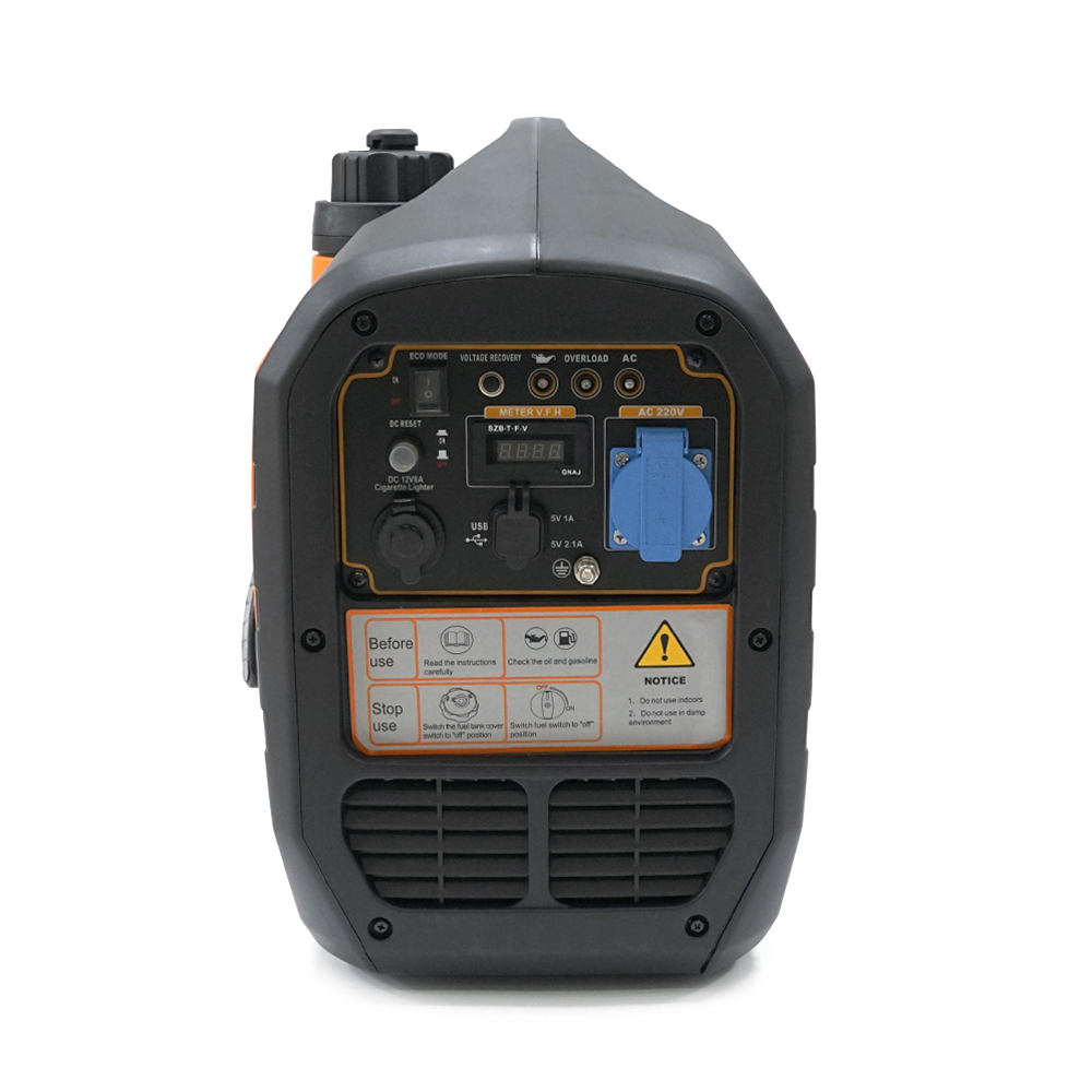 Генератор бензин інверторний LIFAN LF2800I-2, однофазний 220V, 50Hz, IP23, 2.2-2,4KW, мідна обмотка, ручний пуск, об'єм 4л. 18.5кг