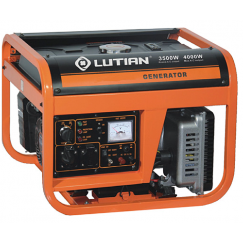 Генератор инверторный БЕНЗИНОВЫЙ LUTIAN LT4500EI, 4,5KVA (3.5kW), однофазный, мотор LT170-F1 4-тактний, 1-циліндровий OHV, 220V, 50Hz, обьем 15л, электростартер, 580x570x450 мм, 45кг