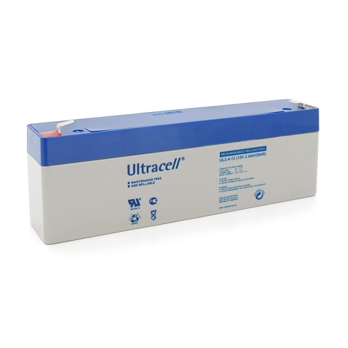 Аккумуляторная батарея Ultracell UL2.4-12 AGM 12V 2,4Ah (178 x 35 x 60) White Q20