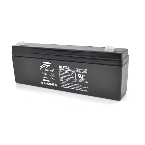 Аккумуляторная батарея AGM RITAR RT1223, Black Case, 12V 2.3Ah ( 177 х 35 х 62 (68) ) Q10