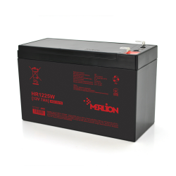Аккумуляторная батарея MERLION HR1225W, 12V 7Ah ( 151 х 65 х 94 (100) ) Q10/420