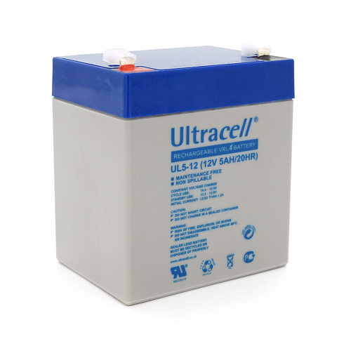 Аккумуляторная батарея Ultracell UL5-12 AGM 12V 5 Ah (90 x 70 x 101) White Q10/420
