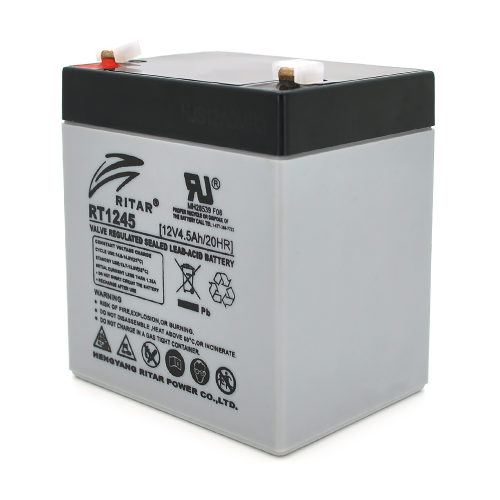 Аккумуляторная батарея RITAR AGM RT1245, Gray Case, 12V, 4,5Ah (90x70x101) Q10