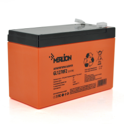 Аккумуляторная батарея MERLION GL1270F2 12 V 7Ah ( 150 x 65 x 95 (100) Orange Q10/480