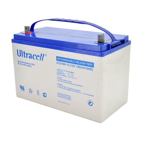 Аккумуляторная батарея Ultracell GEL UCG100-12 GEL 12V, 100Ah (328x173x232) White Q1/48
