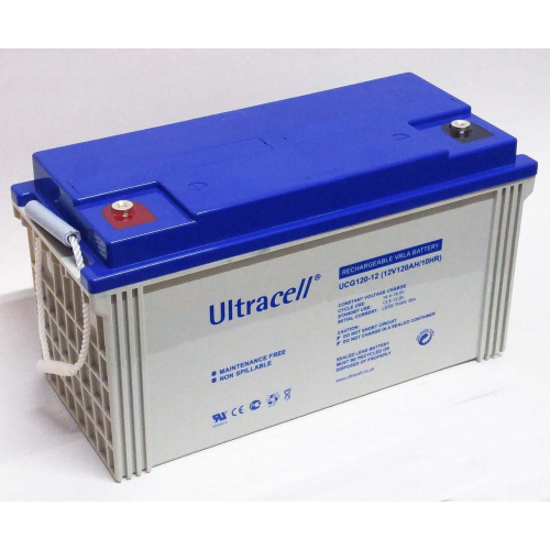 Аккумуляторная батарея Ultracell GEL UCG120-12 GEL 12V, 120Ah (409x176x225) White Q1/40