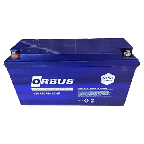 Аккумуляторная батарея ORBUS GEL CG12150 12V, 150Ah (485x172x240) Black 47kg Q1/34
