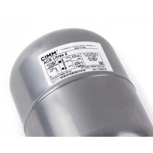 Розширювальний бак Cimm 2 л 1/2'' для бойлера газового котла Baxi Nuvola 3 Comfort/Planinum 5661600
