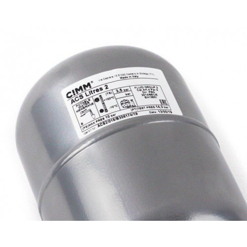 Розширювальний бак Cimm 2 л 1/2'' для бойлера газового котла Baxi Nuvola 3 Comfort/Planinum 5661600
