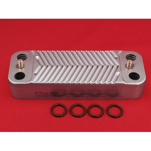 Теплообмінник пластинчастий ГВП Swep (14 пластин) для газового котла Protherm Тигр v.12 0020025294